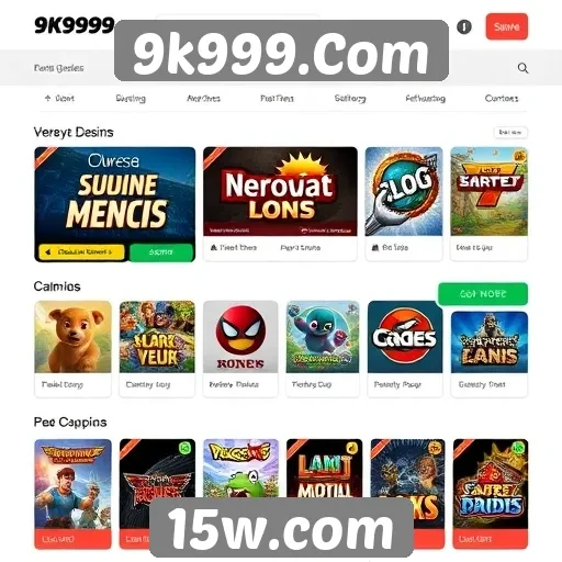 Interface do site 9k999.Com é amigável para novos usuários
